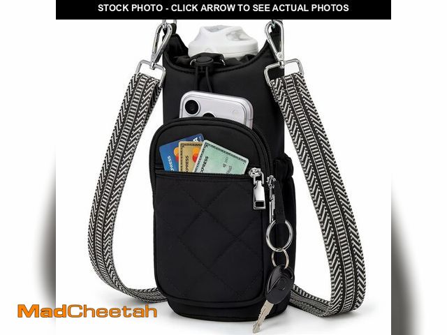 Lot 74-14380389 - Fiiuos Crossbody Water Bottle Bag for Women, Lightweight Insulated Water Bottle Carrier with Phone P...