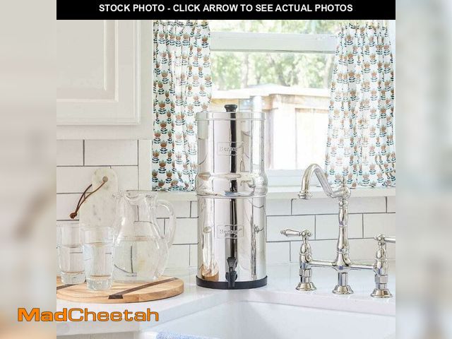 Lot 74-13564389 - Travel Berkey Gravity-Fed Water Filter with 2 Black Berkey ElementsÃ¢â¬âEnjoy Potable Water While...