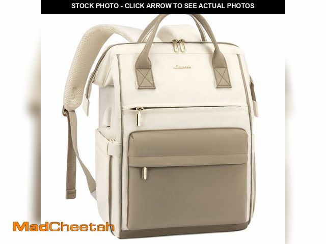 Lot 74-12456072 - LOVEVOOK Laptop Backpack Purse for Women Waterproof Teacher Nurse Bag, 15.6 inch Work laptop Bag wit...