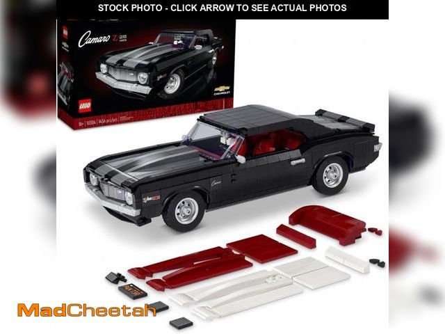 Lot 74-12191951 - LEGO Icons Chevrolet Camaro Z28 10304, Customizable Classic Car Replica Model Building Kit, 1969 Vin...