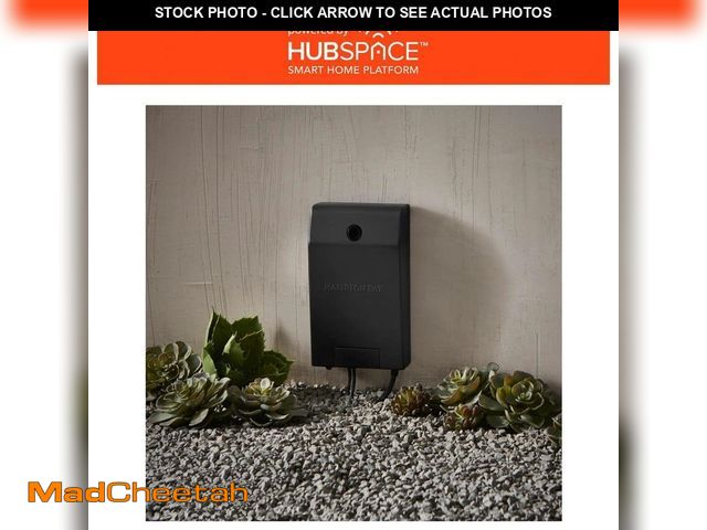 Lot 74-14355452 - Hampton Bay Smart 200 Watt Landscape Lighting Transformer with Dusk to Dawn Operation Powered by Hub...