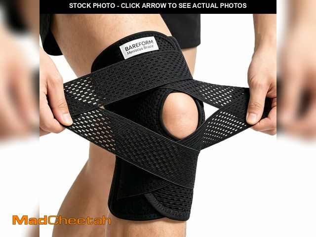 Lot 74-14378302 - Bareform Meniscus Brace. Relieves Knee Pain And Meniscus Tears, And Provides Patellar Support. Suita...