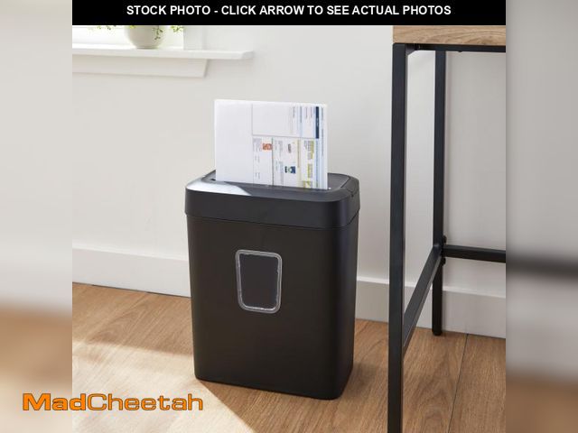 Lot 74-12426415 - Pen+Gear 6-Sheet Cross-Cut Paper/Credit Card Shredder with 3.7 Gallon Bin, Black, Home &amp; Office ...