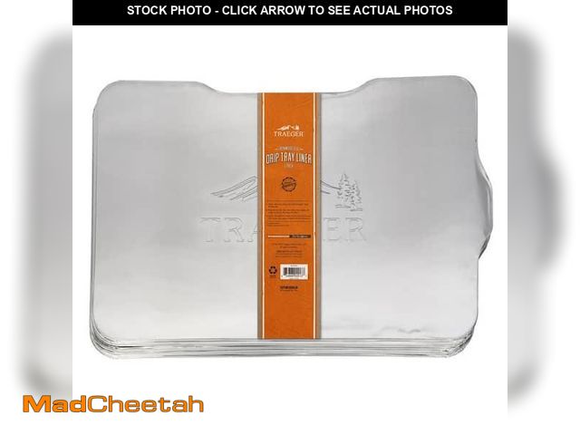 Lot 74-12463995 - Traeger Drip Tray Liner for Traeger Pro 780 (5-Pack) - UNUSED