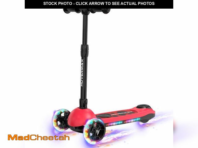 Lot 74-12833144 - HOVERMAX K3S Kids Electric Scooter - 4 Heights Adjustable, 7 MPH Max Speed, LED Light-Up Wheels &amp...