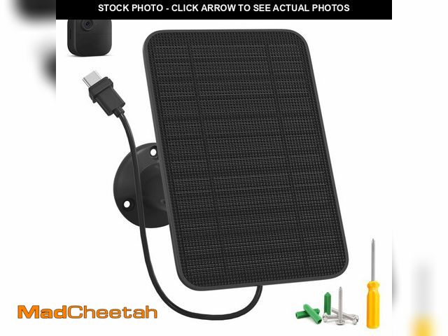 Lot 74-12697635 - 5W Solar Panel for Blink Camera Outdoor, Solar Panel Charger Compatible with Blink Outdoor 4 (4th Ge...