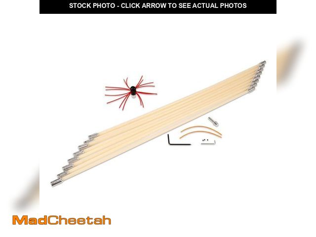 Lot 74-12692487 - *RODS ONLY* HY-C SootEater 24 ft. Rotary Chimney Liner Cleaning System *RODS ONLY*  - UNUSED