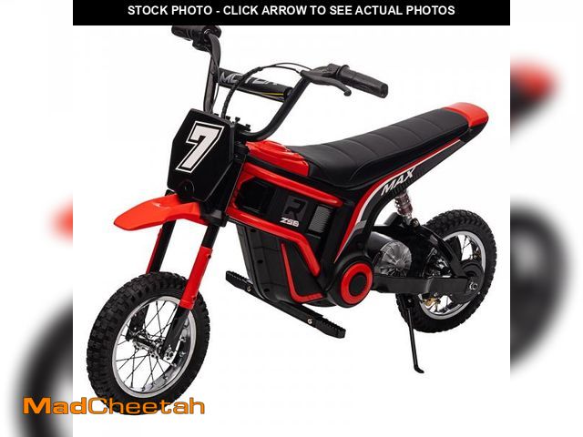 Lot 74-12160415 - (MISSING CHARGER) Garvee 24V-10A 350W Ride On Electric Dirt Bike For Kids Ages 5-17, 14.29MPH, 3-Spe...