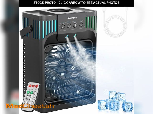 Lot 74-14272149 - Serantzon Portable Air Conditioners, 4-in-1 Evaporative Air Cooler with Remote Control, Cooling Fan ...