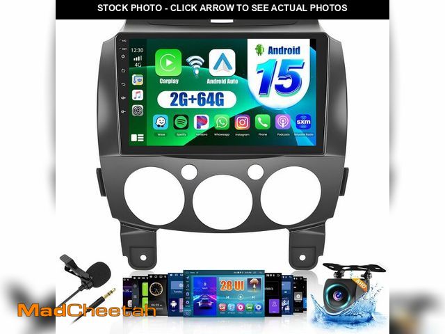 Lot 74-12713137 - Inefala 2+64G Radio for Mazda 2 2007-2014 CarPlay Car Stereo Android 15 Touchscreen 9" Android Auto ...