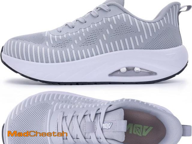 Lot 74-12326856 - *SEE DETAILS* GOOBON Men's Wide Toe Box Walking Shoes with Arch Support Orthotic Tennis Sneakers for...