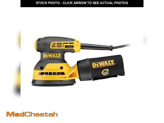 Lot 74-12663292 - (MISSING BAG) DEWALT 3 Amp Corded 5 in. Variable Speed Random Orbital Sander - UNUSED