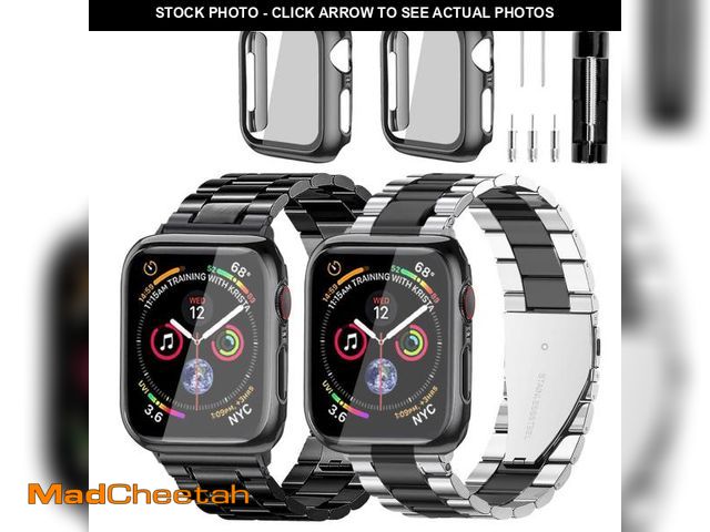 Lot 74-12441487 - REASDEN Stainless Steel Band and Case Compatible With Apple Watch Iwatch Ultra Series 10 9 8 7 6 5 4...