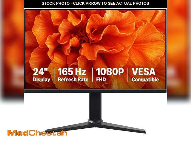 Lot 74-14307391 - (MISSING STAND) Amazon Basics 24 Inch (23.8 inch viewable) Gaming Monitor, FHD 1080P, 165Hz, VESA Co...