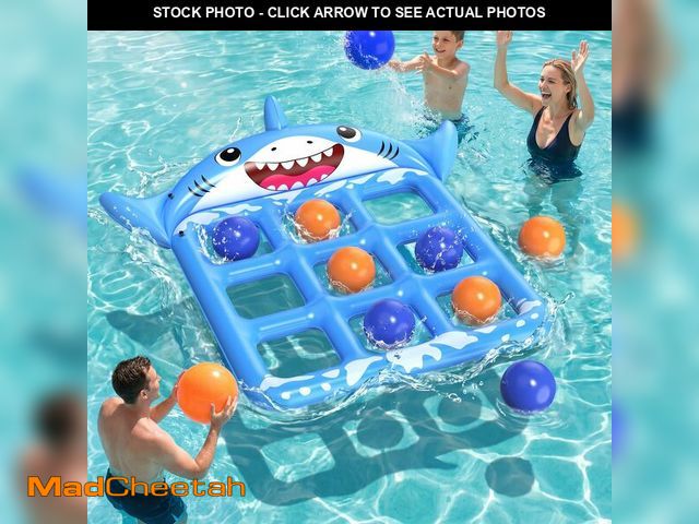 Lot 74-14381702 - Instaywell Pool Toys Games for Kids &amp; Adults, 72Ã¢â¬Âx54Ã¢â¬Â Giant Inflatable Floating Pool...