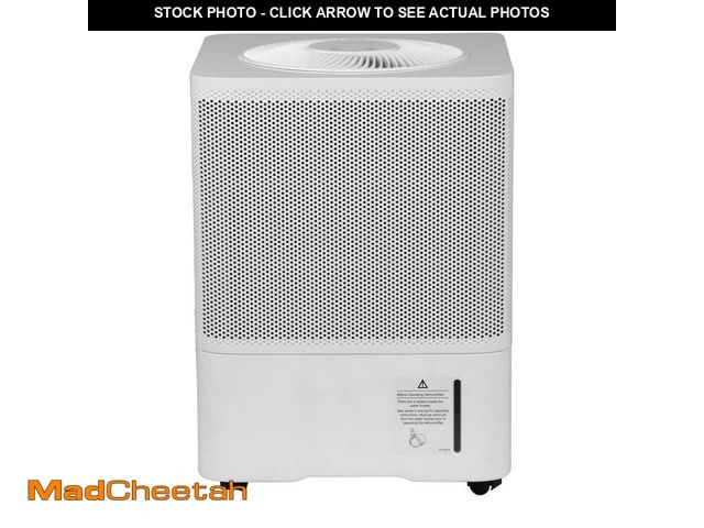 Lot 74-14440185 - 50 pt. for Wet Rooms up to 5000 sq. ft. Residential Dehumidifier with Built-in. Pump in White, Wi-Fi...