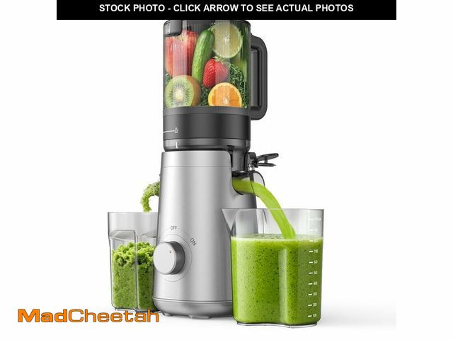 Lot 74-14385182 - SMALLHOO Juicer Machines, 5.3" Wide Feed Chute Cold Press Juicer for Whole Vegetables &amp; Fruits, ...