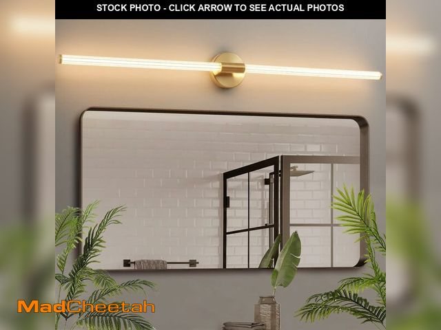 Lot 74-14599244 - Gednbo Gold Bathroom Vanity Lights 47" Long LED Vanity Light Bar - UNUSED