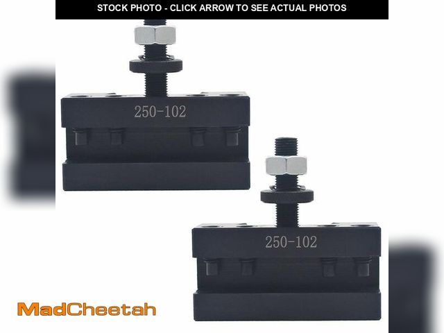 Lot 74-14296962 - findmall 2Pcs 2# Quick Change Tool Post Boring Turning Holder 250-102 AXA Tool Holder Fit for Lathe ...