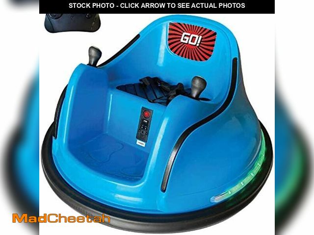 Lot 74-12919017 - The Bubble Factory Electric RC Kids Bumper Car with Light and Music , Blue Large - UNUSED