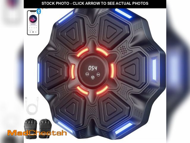 Lot 74-12762591 - Xezacoi Music Boxing Machine, Music Punching Machine, Musical Boxing Machine with Gloves, Wall Punch...