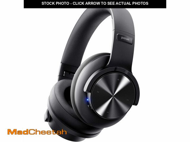Lot 74-14063452 - Picun B8 Bluetooth Headphones, 120H Playtime Headphone Wireless Bluetooth with 3 EQ Modes, Low Laten...
