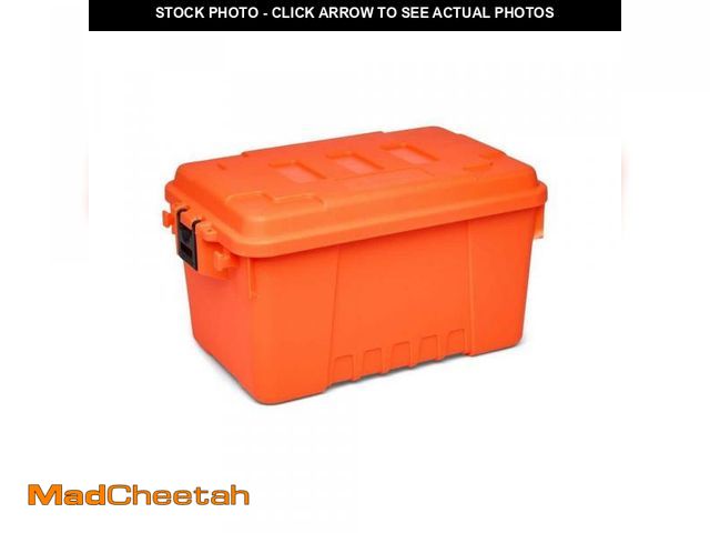 Lot 74-12463863 - Plano 14-Gal. Storage Box in Blaze Orange PLAT16BOE - UNUSED