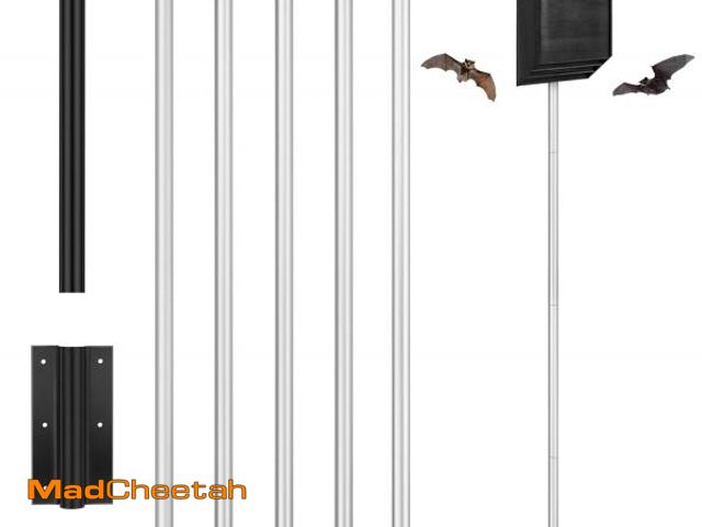 Lot 74-12509032 - Yaocom 15 FT Telescoping Purple Martin Bird House Bat House Pole with Ground Socket for Outdoor - UN...