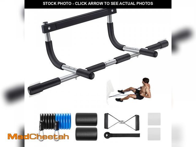 Lot 74-12110983 - ALLY PEAKS Pull Up Bar Thickened Steel Pipe Super Heavy Duty Steel Frame Upper Workout Bar| Multi-Gr...