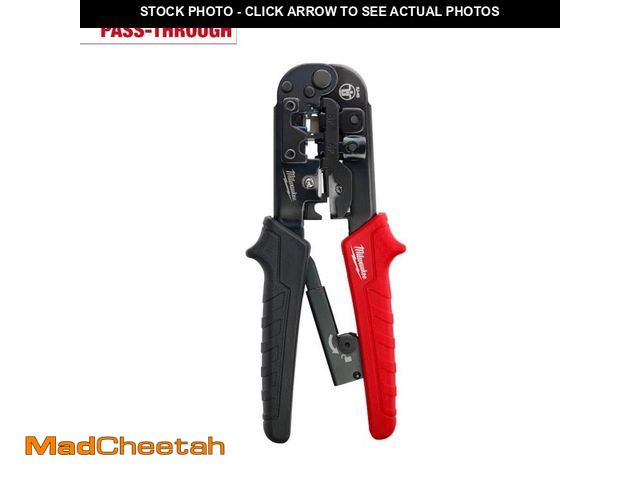 Lot 74-12829984 - Milwaukee Ratcheting Pass-Through Crimper &amp; Stripper - UNUSED