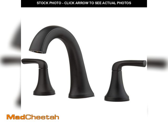 Lot 74-12775664 - Pfister Ladera 8 in. Widespread Double Handle Bathroom Faucet in Matte Black - UNUSED