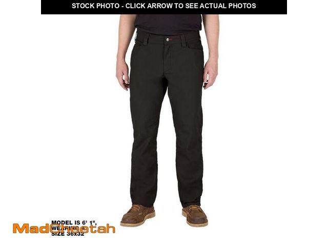 Lot 74-14322463 - Milwaukee Men's 38 in. x 30 in. Black Cotton/Polyester Work Pants with 7 Pockets - UNUSED