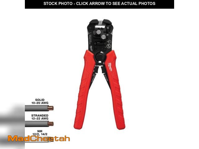 Lot 74-12989365 - *DIRTY* Milwaukee Self-Adjusting Wire Stripper/Cutter with Comfort Grip *DIRTY*  - USED