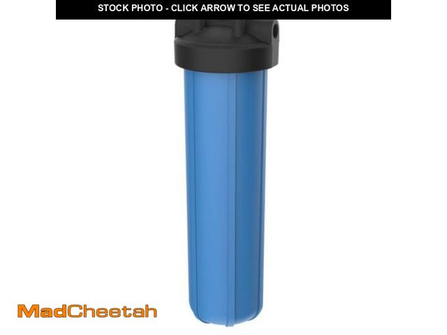 Lot 74-14082125 - Pentair Pentek 150468 Big Blue Filter Housing, 3/4" NPT #20 Whole House Heavy Duty Water Filter Hous...