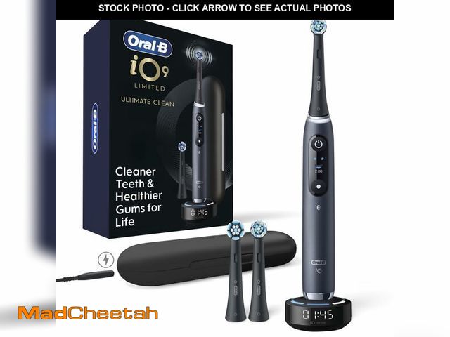 Lot 74-14337958 - Oral-B Rechargeable Electric Toothbrush, iO9 Limited Ultimate Clean, 7 Cleaning Modes, Interactive D...
