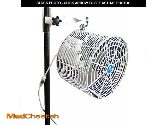 Lot 74-14290291 - Schaefer VK12TF-SPM-W Versa-Kool 12" Air Circulation Fan Ã¢â¬â 1/10 HP 1510CFM Pole Mount Tent Fa...