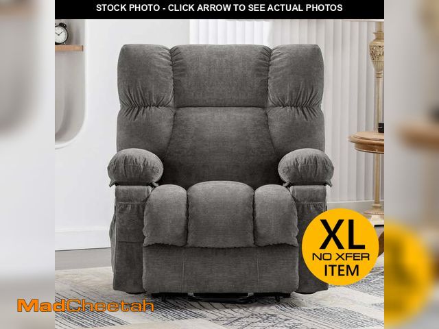 Lot 74-12577755 - JONPONY Recliner Chair Recliners for Elderly Recliner Chair for Living Room,Grey - UNUSED