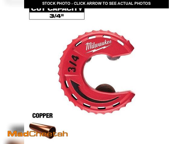 Lot 74-12783966 - Milwaukee 3/4 in. Close Quarters Tubing Cutter - UNUSED