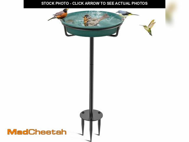 Lot 74-13631490 - VeyFolzin.st Bird Baths for Outdoors, Detachable Birdbaths for The Garden Clearance, Freestanding Bi...
