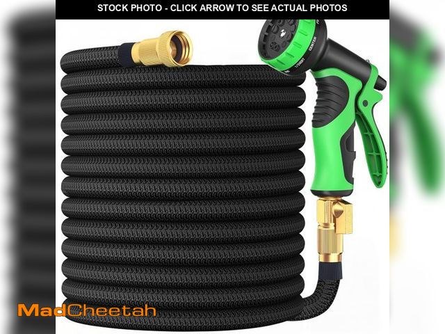 Lot 74-12215510 - Expandable Garden Hose 75 ft with 10 Function Nozzle Sprayer, Lightweight Flexible Water Hose with D...