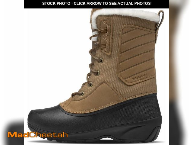 Lot 74-14450314 - The North Face Shellista IV Mid WP Womens Boots Utility Brown/TNF Black, Size 8 - UNUSED