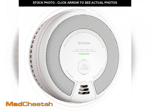 Lot 74-11559168 - X-Sense Wireless Interconnected Combination Smoke and Carbon Monoxide Detector, 10-Year Battery Powe...