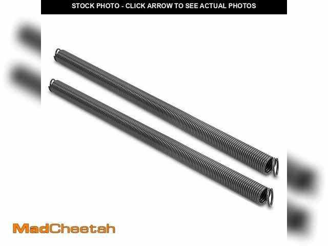 Lot 74-14383829 - Pair of 160 lbs Heavy Duty Garage Door Extension Springs Stretch Spring,High Precision Electrophores...