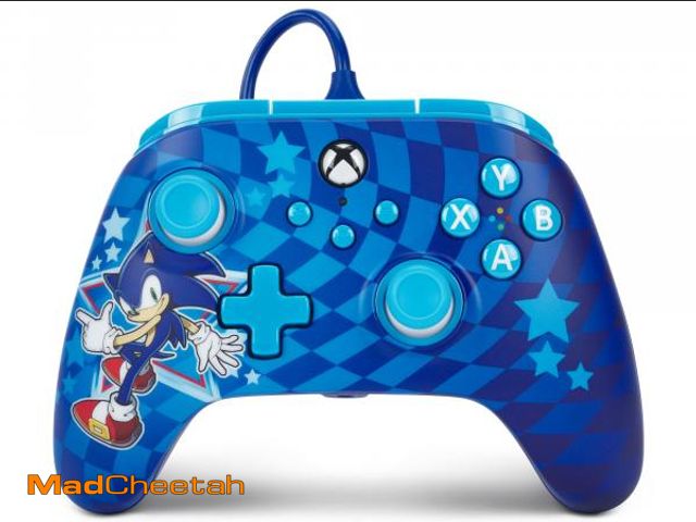 Lot 74-11555443 - PowerA Advantage Wired Controller for Xbox Series XS - Sonic Style, Sonic Xbox Controller with Detac...
