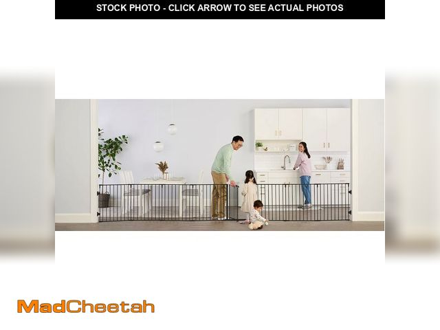 Lot 74-13733956 - Regalo Safety 192" Super Wide Baby Gate &amp; Play Yard, 2-in-1 Convertible Extra Wide Safety Barrie...