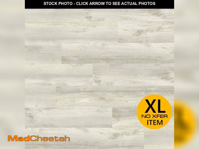 Lot 74-12935663 - Chiffon Lace Oak 6 MIL x 8.7 in. W x 48 in. L Click Lock Waterproof Luxury Vinyl Plank Flooring (20....