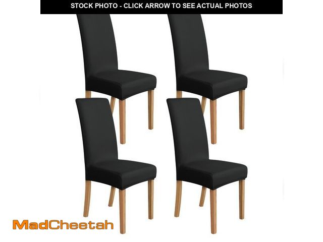 Lot 74-12969710 - Basics Dining Chair Covers, Stretch Parson/Dining Chair Slipcover, Removable Washable Chair Protecto...