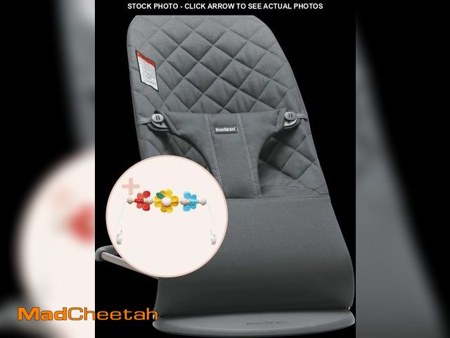 Lot 74-12169234 - BabyBjÃ¶rn Bouncer Bliss, Cotton, Black | 2-in-1 Adjustable Baby Bouncer Seat and Toddler Chair, New...