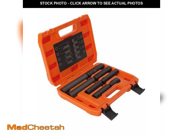 Lot 74-14048271 - Glorider 8-Piece Spline Socket Set for 5/6/7/12 Aftermarket Spline, Hex &amp; Spike Lug Nuts, CR-V S...
