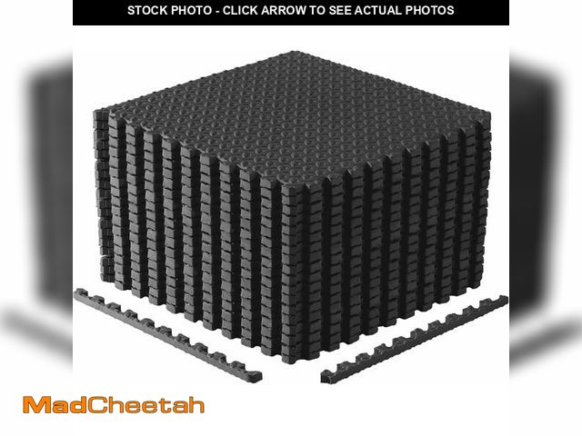 Lot 74-12632870 - CAP Barbell 3/4-Inch Interlocking EVA Foam Exercise Puzzle Mats - 3 Pack | 24" x 24" x 3/4" | Diamon...